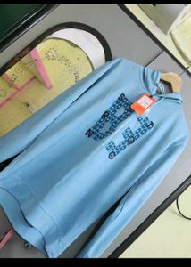 Blue Graphic Hoodie