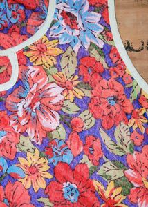Girls Cut Sleeve Beautiful Flower Patterned Top