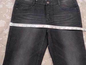 Cubus Embroidered Dark Wash Jeans