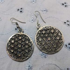 Silver Oxidised Earrings