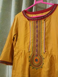 Ethnic Embroidered Tunic Top