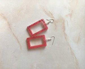Customised  Earrings By Resin..By Kraft_creation