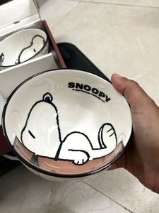 Snoopy Ceramic Bowls - Set of 4