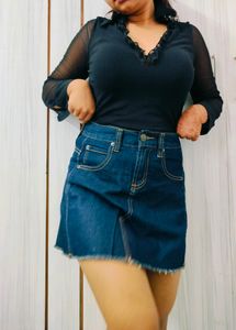 Mesh Black Top🫧(Thrifted)🌷SALE🌷