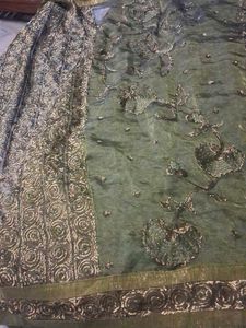 Really Super Saree ..half And Hal Full Embroidery