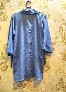 Blue Embroidered Co-ord Set.Size 46.Length32