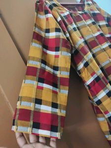 Checked Tunic Dress