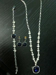 Blue Pendant Necklace