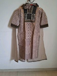 W Kurta Plazo Set