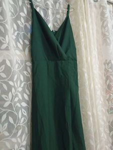 Elegant Green Maxi Dress