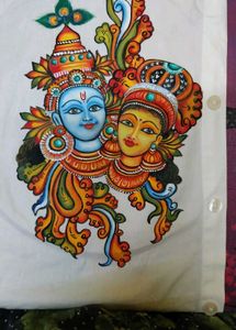 Mural Painting (Radha Krishna )shirts Available