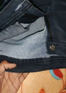 Stylish Dark Wash Denim Jeans