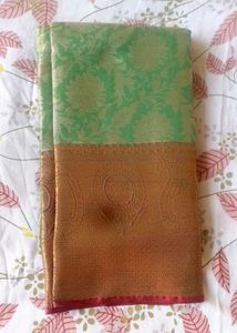 Smooth Banaras pattu saree