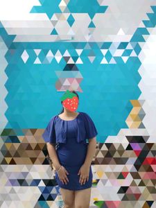 Blue Bodycon Mini Dress