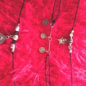 3 Combo Black Thread Anklet