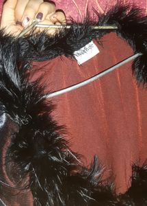 Velvet Fur Shrug