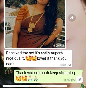 Jewellery Set With Laxmi Design