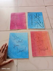 4 Calligraphic Artwork