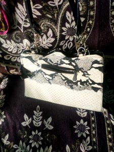 Vintage Snake Print Purse