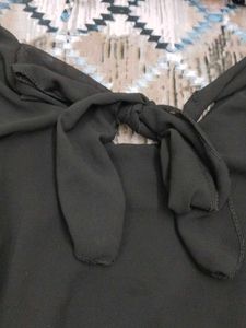 Elegant Black Pearl Top