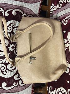 Vintage Beige Handbag