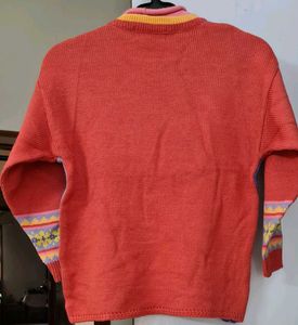 Coral Red Sweater