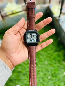 CASIO PREMIUM QUALITY MENS LEATHER WATCH @SALE