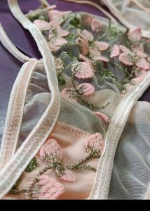 Urbanic&#39;s Cute And Sexy Pastel Pink Lingerie Set Size M