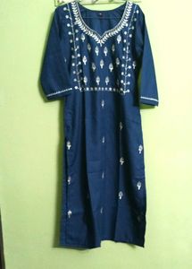 New/Unused Rayon Embroidery Kurta Set