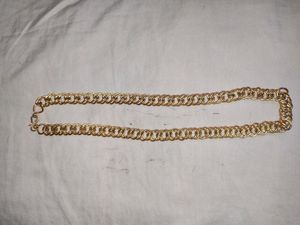 Imported 916 Gold Plated Chain Along With American Dimond Ladies Finger Ring
