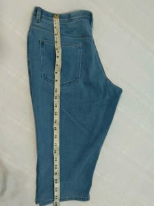 Classic &amp; Comfy Knee-Length Denim Shorts