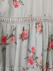 Floral Print Tiered Dress