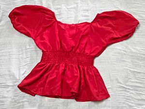 Red Bow Top