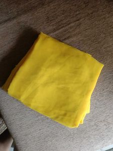 Elegant Yellow Saree Blouse