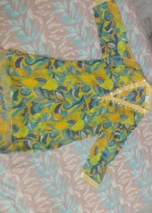 Floral Print Kurta