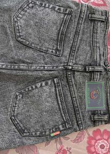 Acid Wash Denim Jeans