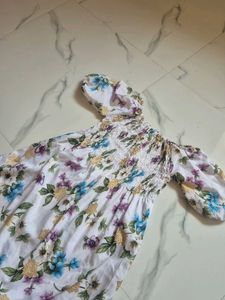 Floral Off-Shoulder Dress