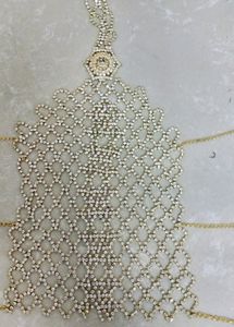 Rhinestone Hand Bracelet