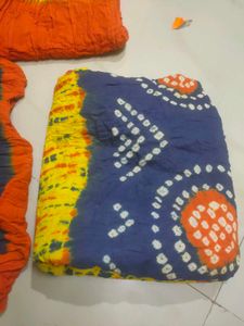 Bandhani Print Dress Material