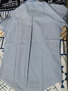 Ralph Lauren Men Blue Checks Cotton Formal Shirt