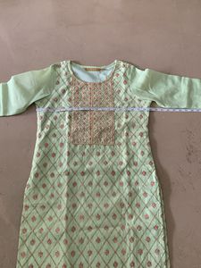 Pastel  Green  Kurta