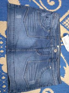 Mini Denim Skirt
