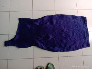 Blue Colour One Shoulder Off Dress