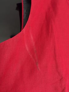 Red Ethnic Jacket Modi Coat