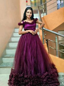 Purple Gawon For Women With Free Gift Earring 😍