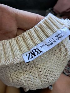 Cropped Knit Cardigan