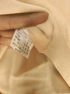 Elegant Beige Long Sleeve Top