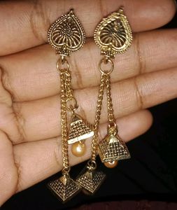 3 Golden New Earrings