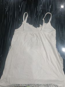 White Colour Lace Top
