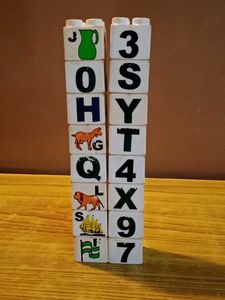 Vintage Alphabet + Building Blocks | Combo
